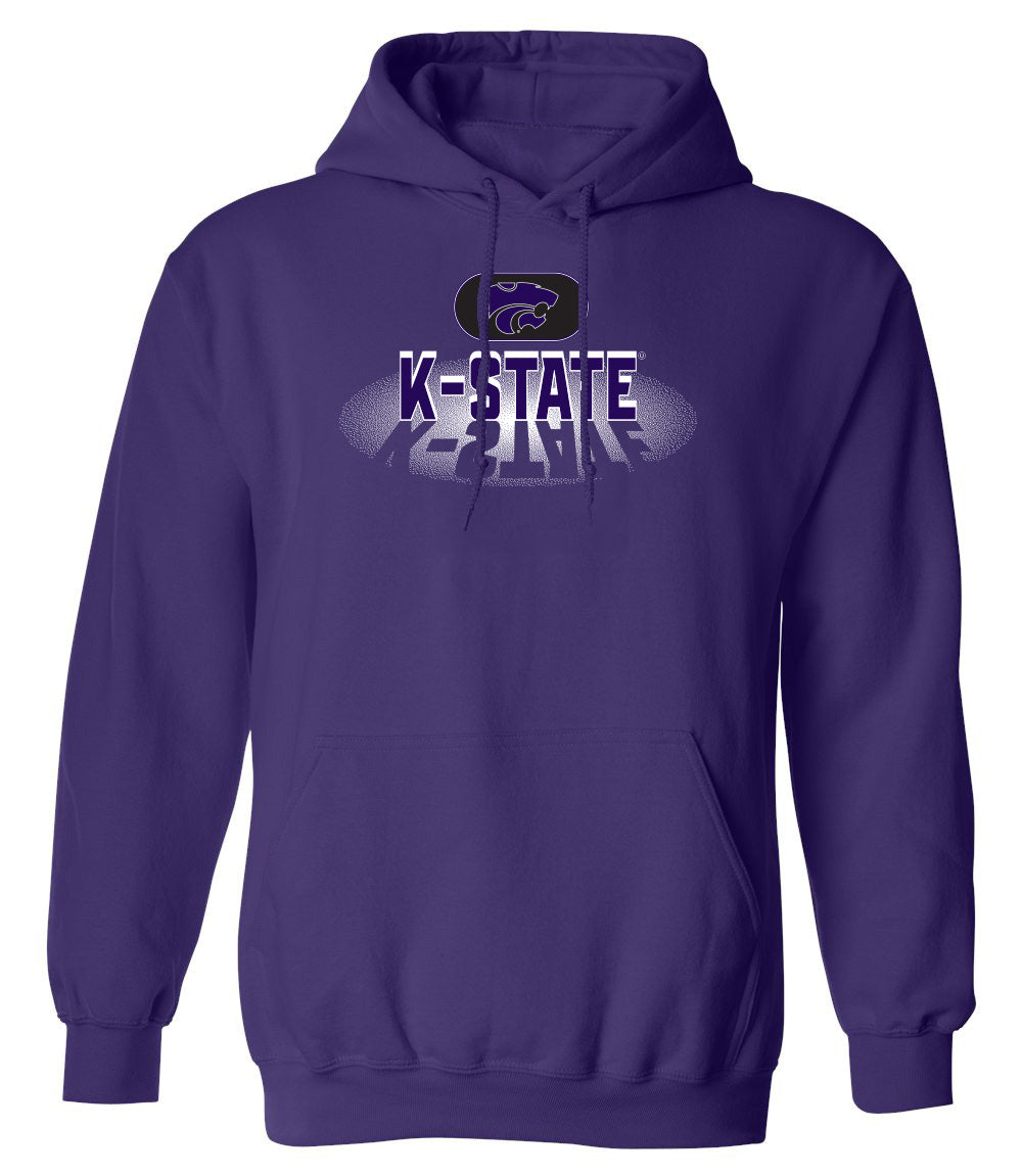 K-State Wildcats Hooded Sweatshirt - Spotlight and Shadow K-State