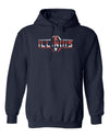 Illinois Fighting Illini Hooded Sweatshirt - Striped Illinois Football Laces