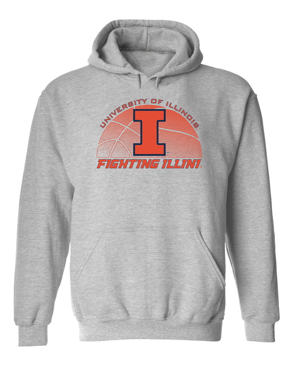 Illinois Fighting Illini Hooded Sweatshirt - University of Illinois Basketball