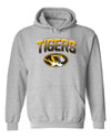 Missouri Tigers Hooded Sweatshirt - Full Color Fade Tigers Logo