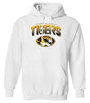 Missouri Tigers Hooded Sweatshirt - Full Color Fade Tigers Logo