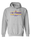 LSU Tigers Hooded Sweatshirt - Striped Tigers Football Laces