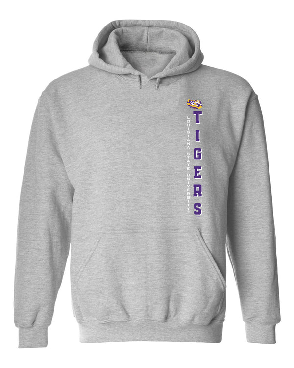 LSU Tigers Hooded Sweatshirt - Vertical Louisiana State University Tigers