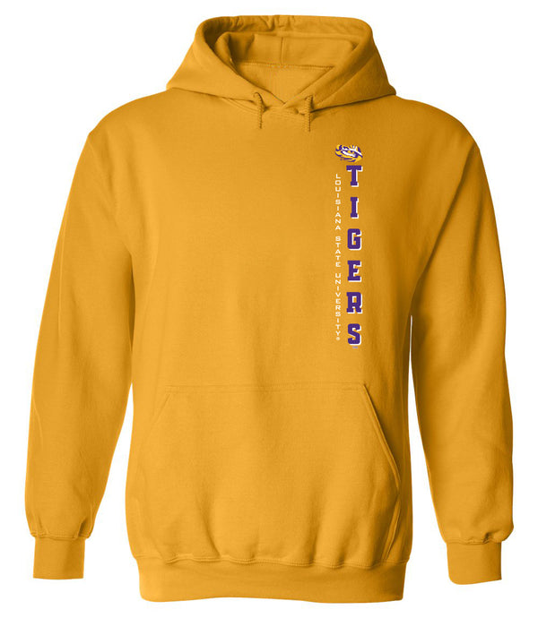 LSU Tigers Hooded Sweatshirt - Vertical Louisiana State University Tigers