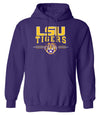 LSU Tigers Hooded Sweatshirt - LSU Tigers 3-Stripe