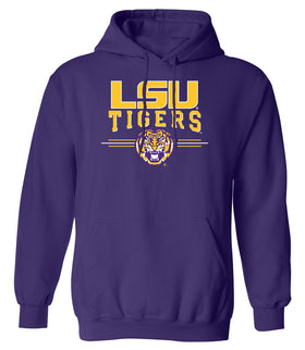 LSU Tigers Hooded Sweatshirt - LSU Tigers 3-Stripe