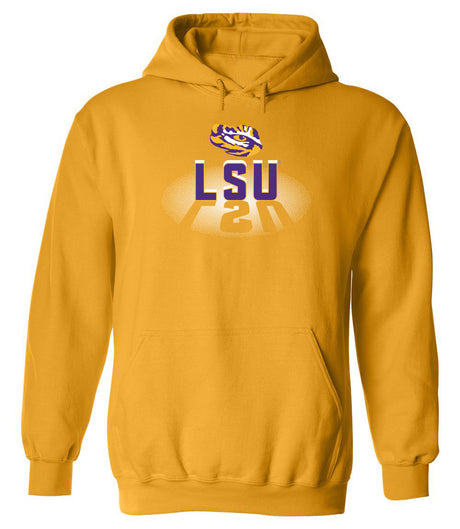 LSU Tigers Hooded Sweatshirt - Spotlight and Shadow LSU