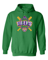 LSU Tigers Hooded Sweatshirt - LSU Baseball Diamond