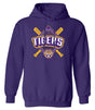 LSU Tigers Hooded Sweatshirt - LSU Baseball Diamond