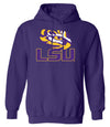 LSU Tigers Hooded Sweatshirt - Tiger Eye LSU