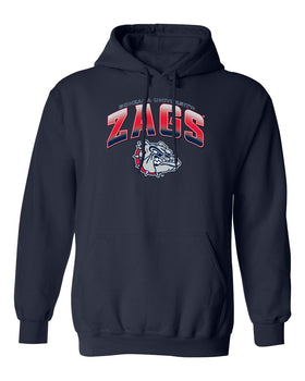 Gonzaga Bulldogs Hooded Sweatshirt - Zags Full Color Fade