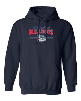 Gonzaga Bulldogs Hooded Sweatshirt - Gonzaga Bulldogs 3 Stripe