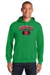 Nebraska Huskers Hooded Sweatshirt - Full Color Huskers Fade with Block N