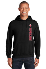 Nebraska Huskers Hooded Sweatshirt - Vertical Huskers Herbie Husker