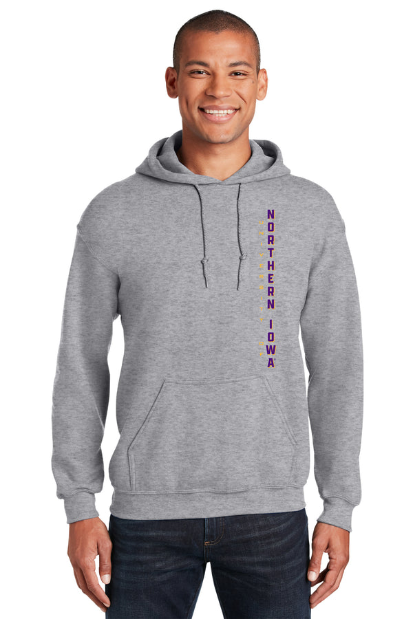 Northern Iowa Panthers Hooded Sweatshirt - Vertical University of Northern Iowa