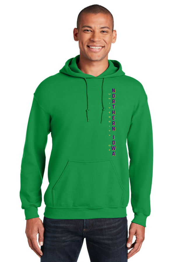 Northern Iowa Panthers Hooded Sweatshirt - Vertical University of Northern Iowa