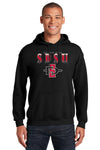 San Diego State Aztecs Hooded Sweatshirt - SDSU Full Color Fade Aztecs Logo