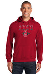 San Diego State Aztecs Hooded Sweatshirt - SDSU Full Color Fade Aztecs Logo