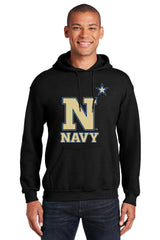 Navy Midshipmen Hooded Sweatshirt - US Naval Academy Star Logo