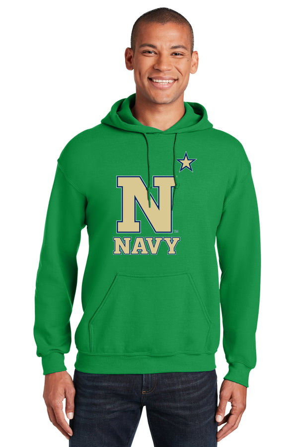 Navy Midshipmen Hooded Sweatshirt - US Naval Academy Star Logo