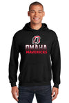 Omaha Mavericks Hooded Sweatshirt - Full Color Fade Omaha