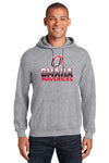 Omaha Mavericks Hooded Sweatshirt - Full Color Fade Omaha