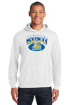 South Dakota State Jackrabbits Hooded Sweatshirt - SDSU Full Color Fade Plus Primary Logo