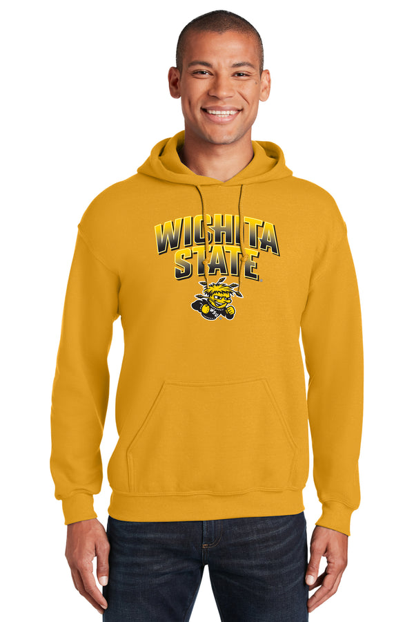 Wichita State Shockers Hooded Sweatshirt - Wichita State Full Color Fade