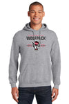North Carolina State Wolfpack Hooded Sweatshirt - 3-Stripe Primary Logo