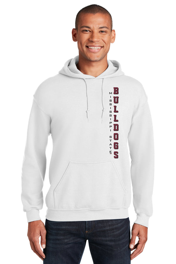 Mississippi State Bulldogs Hooded Sweatshirt - Vertical MSU Bulldogs