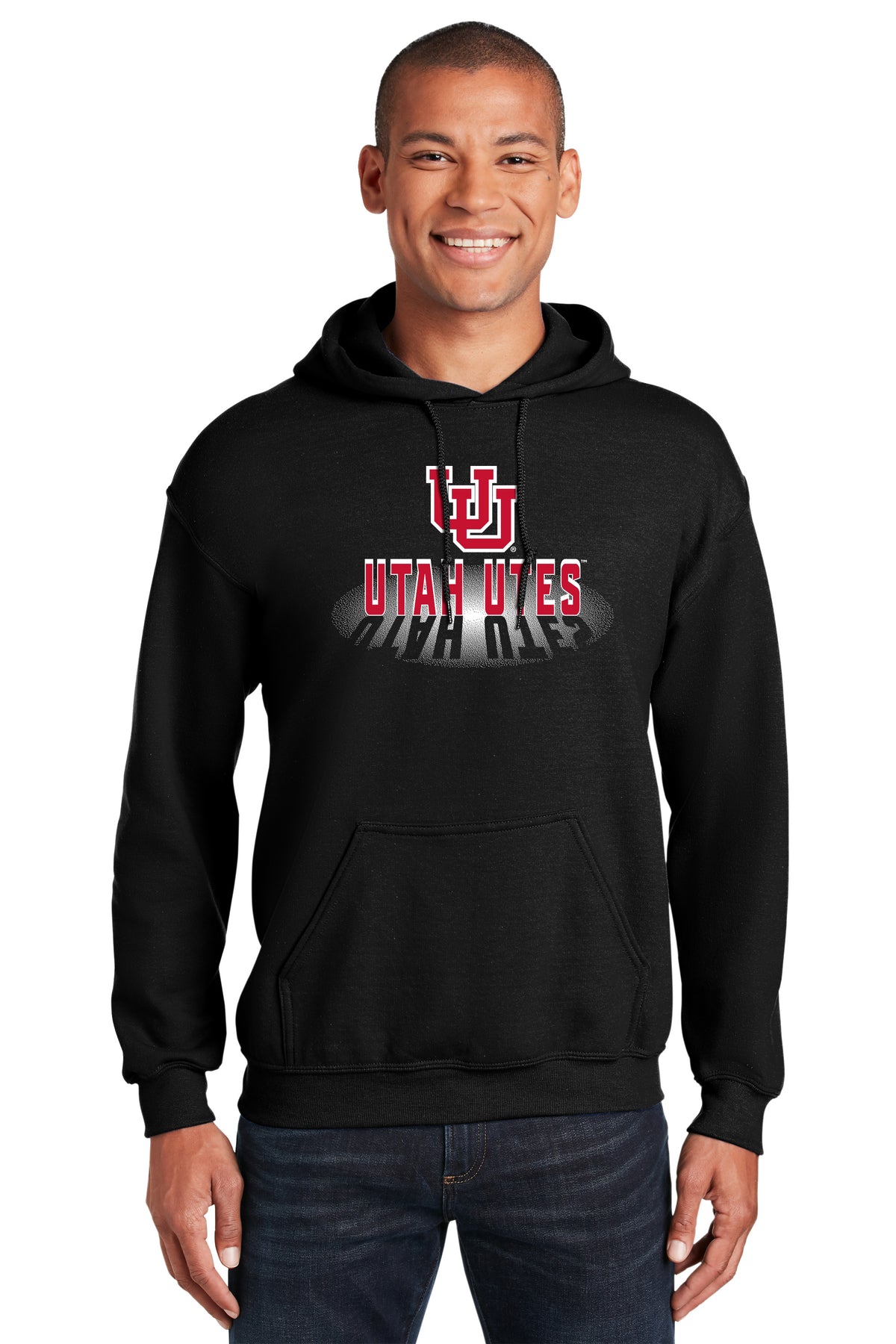 Utah Utes Hooded Sweatshirt - Spotlight Shadow Utah Utes