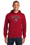 Houston Cougars Hooded Sweatshirt - Full Color Fade with Cougar