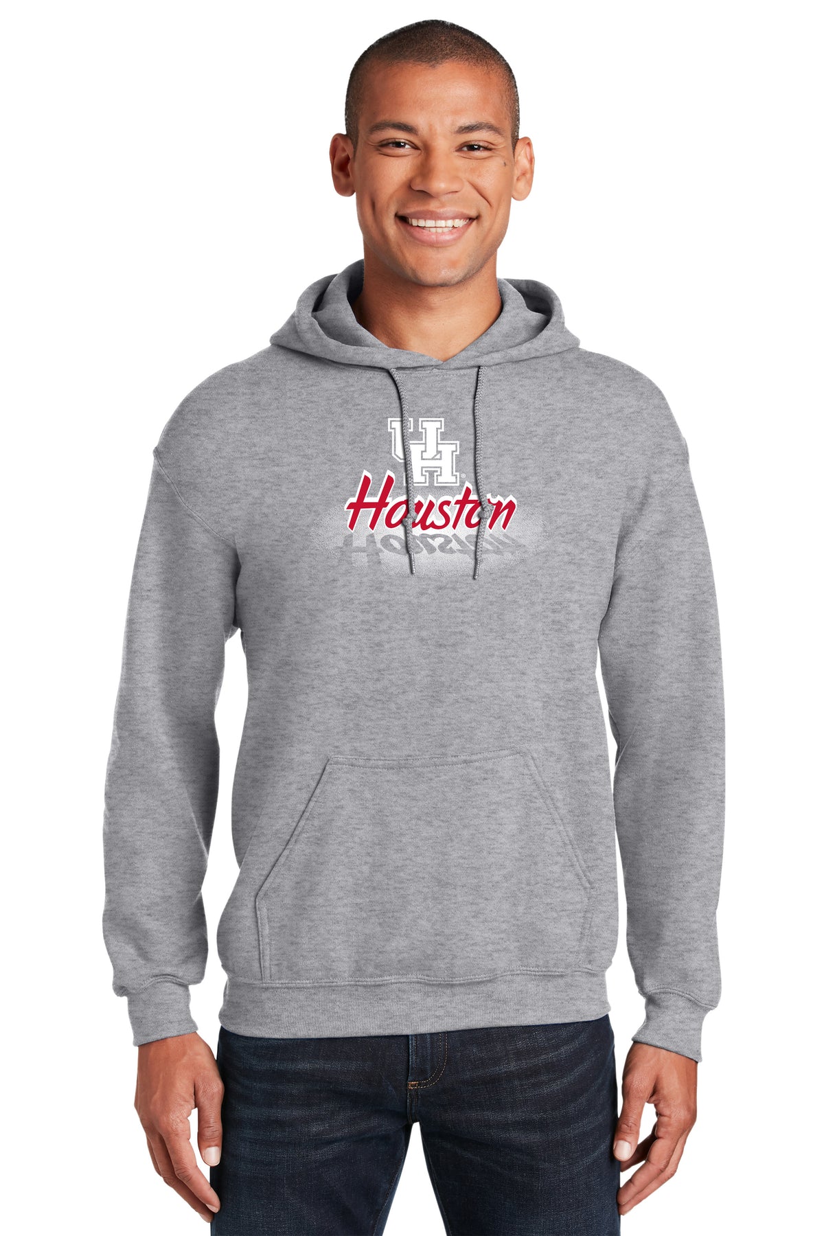 Houston Cougars Hooded Sweatshirt - Spotlight and Shadow Houston