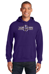 James Madison Dukes Hooded Sweatshirt - Striped James Madison Football Laces
