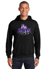 James Madison Dukes Hooded Sweatshirt - Spotlight and Shadow Dukes