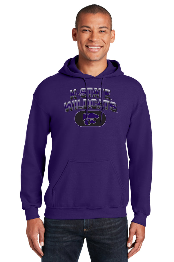 K-State Wildcats Hooded Sweatshirt - Full Color K-State Wildcats Fade