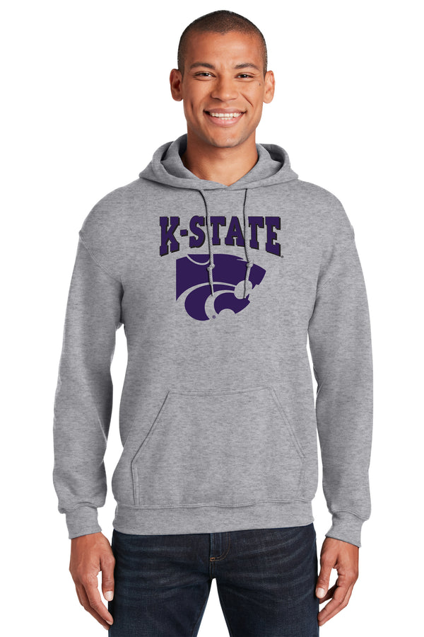 K-State Wildcats Hooded Sweatshirt - Kansas State Powercat Logo