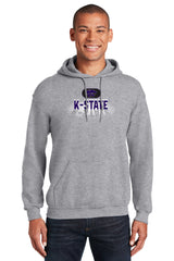 K-State Wildcats Hooded Sweatshirt - Spotlight and Shadow K-State