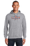 Illinois Fighting Illini Hooded Sweatshirt - Striped Illinois Football Laces