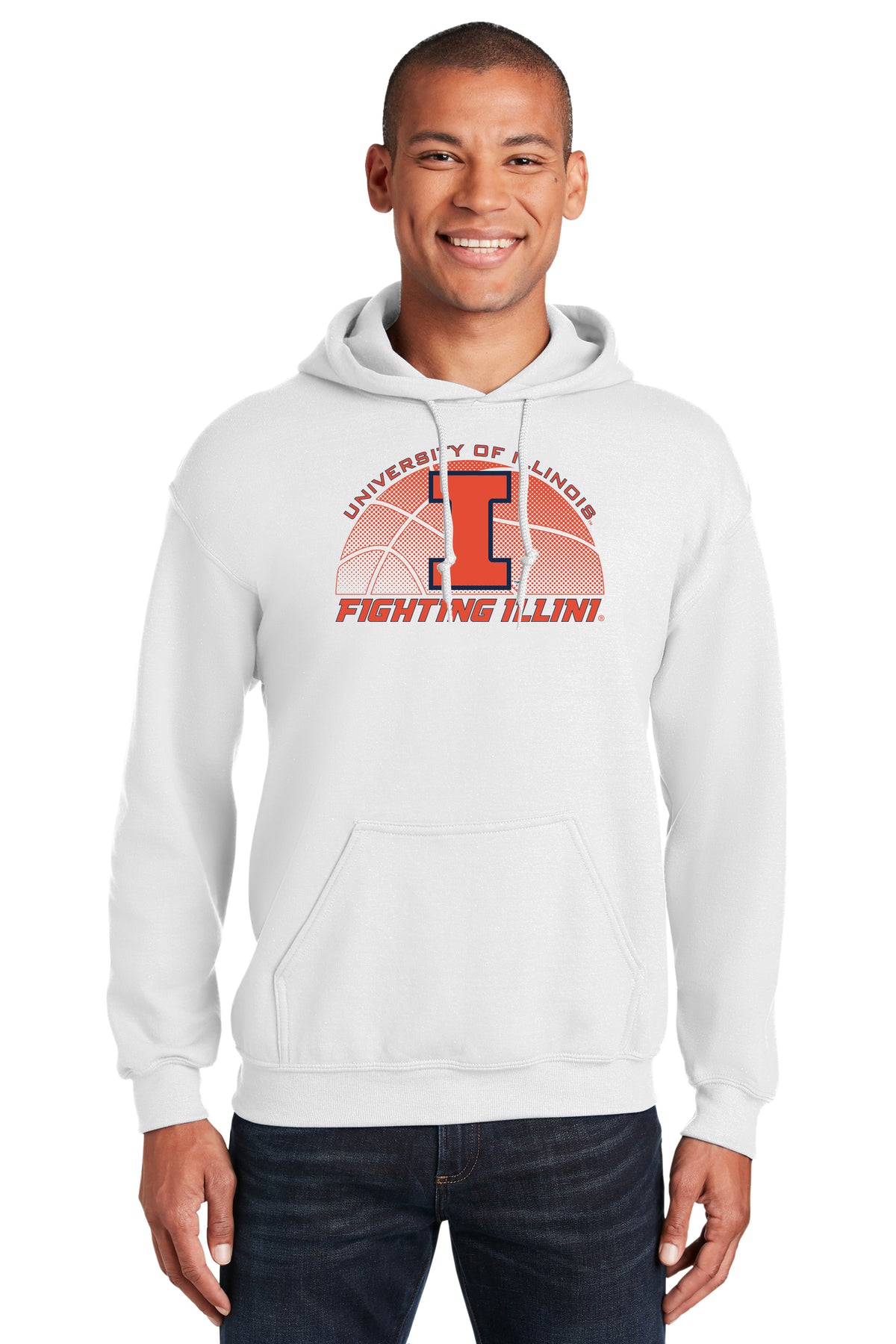 Illinois Fighting Illini Hooded Sweatshirt - University of Illinois Basketball