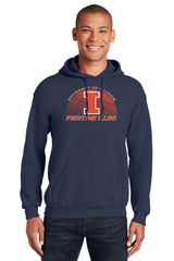 Illinois Fighting Illini Hooded Sweatshirt - University of Illinois Basketball