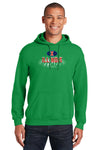 Illinois Fighting Illini Hooded Sweatshirt - Spotlight and Shadow Illinois