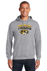Missouri Tigers Hooded Sweatshirt - Full Color Fade Tigers Logo