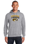 Missouri Tigers Hooded Sweatshirt - Full Color Fade Tigers Logo