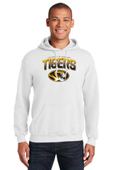 Missouri Tigers Hooded Sweatshirt - Full Color Fade Tigers Logo