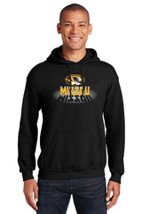Missouri Tigers Hooded Sweatshirt - Spotlight and Shadow Mizzou