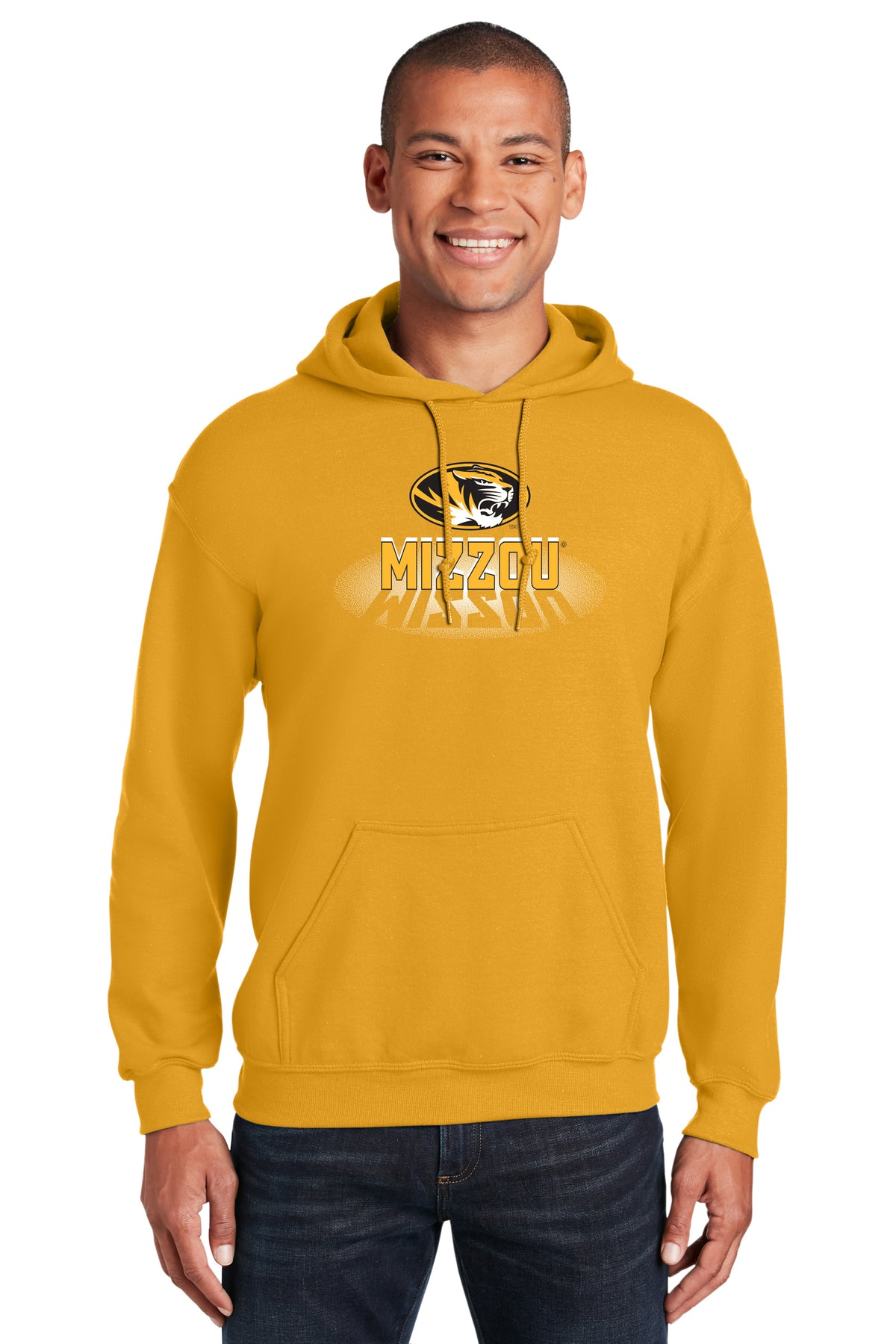 Missouri Tigers Hooded Sweatshirt - Spotlight and Shadow Mizzou