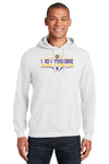 LSU Tigers Hooded Sweatshirt - Striped Tigers Football Laces