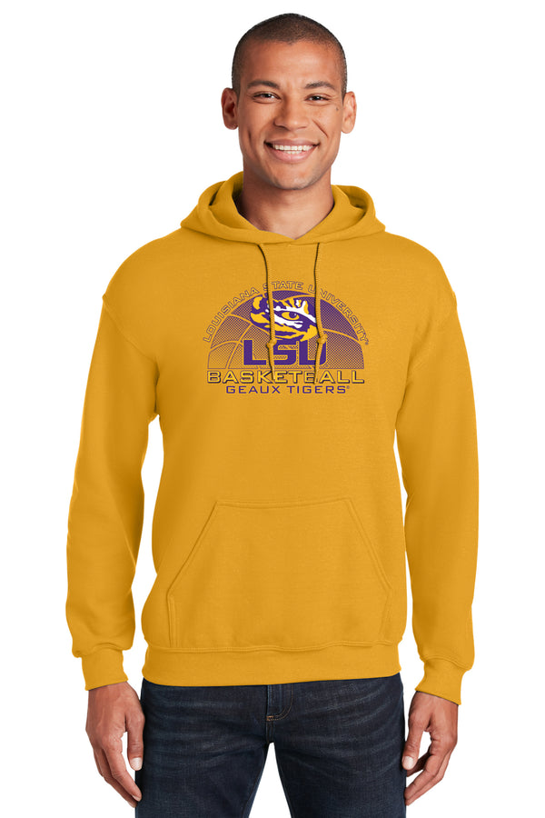 LSU Tigers Hooded Sweatshirt - LSU Basketball Geaux Tigers