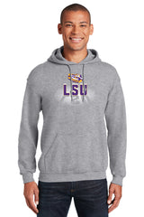 LSU Tigers Hooded Sweatshirt - Spotlight and Shadow LSU